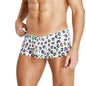 SEOBEAN 100% Cotton Boxers Printed Men's Underwear Boxer Shorts Arrow Panties Home Underpants Shorts Men Pajama Sleep Bottoms