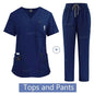 Women's Medical Scrub Uniform Set
