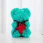 Rose Flower Bear Hand Made Rose Teddy Bear Gifts for Women Valentine's Day Mothers Day Wedding Anniversary