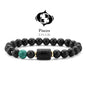 12 Zodiac Bracelets Natural Stone Cancer Virgo Leo Libra Bracelet Couples Friendship Gifts Bracelets Jewelry pulsera hombre