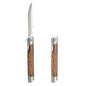 Multi-functional outdoor folding knife, high-hardness Damascus steel folding knife, portable fruit knife