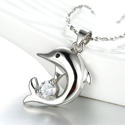 925 Sterling Silver 18k Gold Plated Necklace Single Sparkling Zircon Clavicle Chain for Women Wedding Silver Jewelry collares
