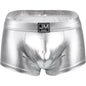 Mens Underwear Boxers Brief Sexy  Male Underwear PU Leather Underpants Man Swim Trunk Men Underwear Boxer Shorts