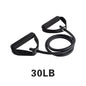5 Level Resistance Band Set | Elastic Pull Rope with Handles for Home Strength Training