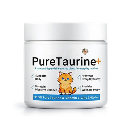 200g Cat Body Health Care Powder 99.9% Pure Taurine VE Zinc Supports Digestion Enhancing Immunity Daily Nutritional Supplements