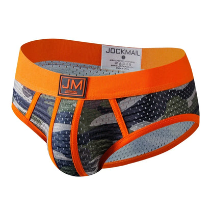 6PCS Man's Underwear Briefs Underpants Nylon Mesh Camouflage Men's Briefs Bikini Men's Boxer Briefs or As Swim Swimwear Shorts