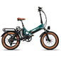 US Stock Fashion Commuter Electric Bike Foldable With APP Adult Woman Youth Cool 750w Powerful Electric Bicycle Double Battery