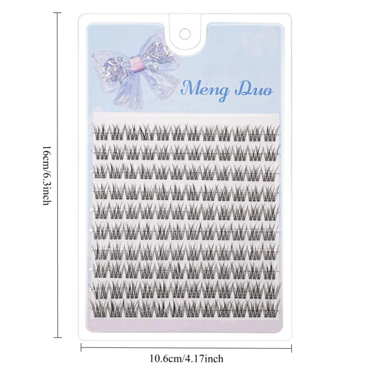 1/Box 120 Bundles Mink False Eyelashes Natural Russian 3D Lashes Individual Eyelash Extension Cluster Makeup Tool Lash