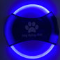 Hot-selling eco-friendly interactive LED Frisbee dog training toy rechargeable sports pet sports toy
