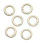 5Pcs Colorful  O Ring Spring Clasp Openable Round Carabiner Keychain Clips Hook Dog Chain DIY Jewelry Buckle Connector