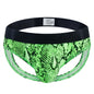 Sexy Leopard Hollow Men's Briefs  Men Underwear Low Waist Gay Jockstrap Panties Bikini Sissy Underpants Male Thong Breathable