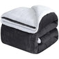 Fluffy Sherpa Fleece Blanket Throw Single Double King Cozy Warm Sofa Bed Throws