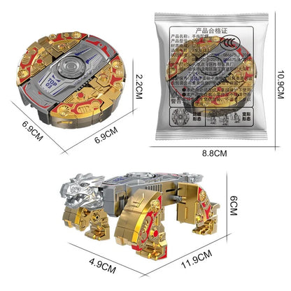 Transformable Robot Fidget Spinner Gyro Toy