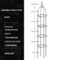 Climbing Plant Trellis Outdoor Tower Garden Flowers Support Frame Tall Potted Plants Support Climbing Flower Vines DIY Stand
