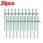 20/5PCS Plant Support Rods Adjustable Plant Stake Orchid Sticks With Clip Flowers Plants Vine Stand Holder Garden Stakes Pole
