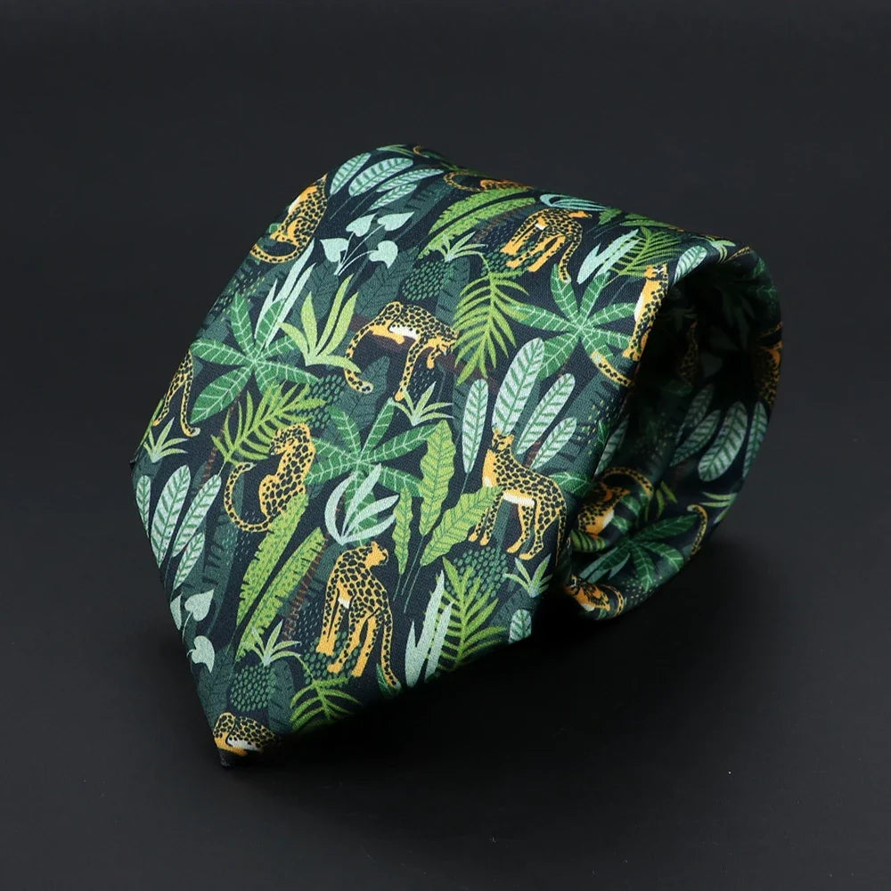 New Design Novelty Mens Ties Soft Skinny Necktie Lips Skull Fish Hamburger Patten Print Ties For Men Wedding Party Accessories