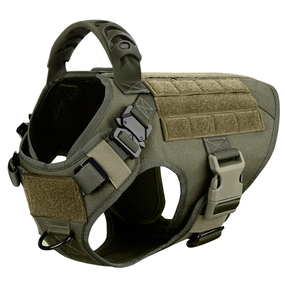 Military Large Dog Harness Pet German Shepherd Malinois Training Vest Tactical Medium Dog Harnesses Hunting For Dogs Accessories