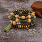 3pcs Boho Bohemian Pink Butterfly Pendant Charm Beads Bracelets Set For Women Stone Wristband Bracelet Bangles Pulseras Feminina