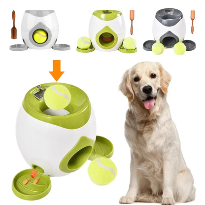 Automatic Dog Ball Launcher Dog Tennis Food Reward Machine Dog Tennis
