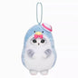 Kawaii Frog & Kitty Plush Keychain