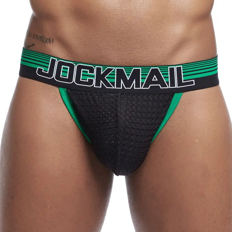 4pcs/lot Hollow Breathable Mens Slip Bikini Jockstrap Briefs Mens Panties Sexy Gay Men Underwear Sissy Sexy Men Brief Underpants