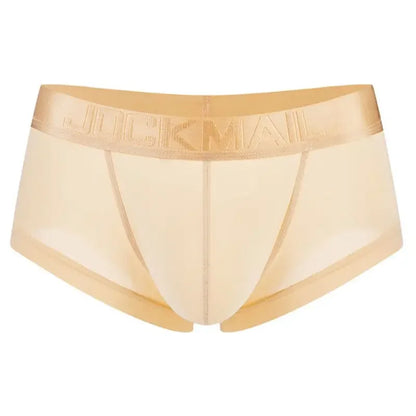Sexy Underwear Men Boxer Panty Shorts Ice Silk Original  Panties Breather Boxer Briefs Ultra-thin Transparent Fun Gay Underwear
