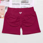 Seamless Silicone Printed Yoga Shorts