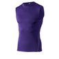 Men's Gyms Clothing Sports Fitness Tank Top Quick Dry Vest Workout Running Sportswear Tops Round Neck Sports Shirt