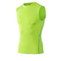 Men's Gyms Clothing Sports Fitness Tank Top Quick Dry Vest Workout Running Sportswear Tops Round Neck Sports Shirt