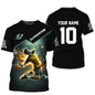 Fashion Badminton Pattern T Shirt Men Kids Summer Sports Short Sleeve Tops 3D Printed Tee Shirts Tracksuit Round Neck T-shirt