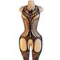 Hanging Neck Bodystockings Erotic Crotchless Lingerie Women Fishnet  Adult See Through Bodysuit Open Bra Porn Desire Underwear