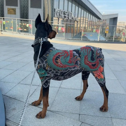 Funny Tattoo Dog Shirt Costume for Pets