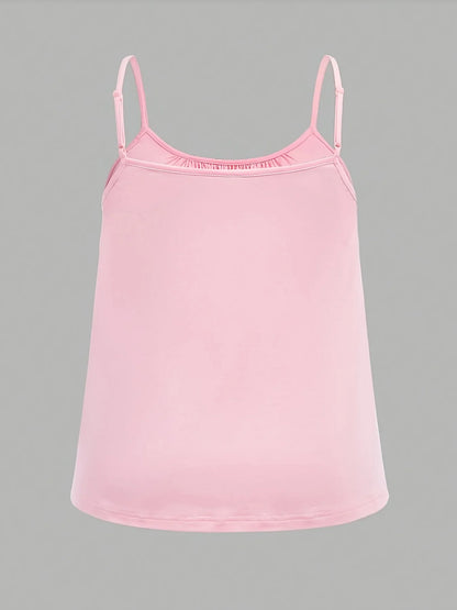 Plus Size Summer Solid Color Camisole