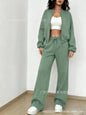 Fashion Two-piece Women's White Sports Suit Loose Sports Shirt+casual Pants Sets Sportswear Women Clothes Tracksuit Women Outfit