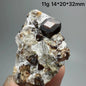 Natural Dark Brown Andradite Garnet Cluster Raw Crystal Mineral Specimen Calcite Matrix Healing Stone Home Decoration