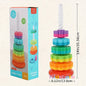 Rainbow Spinning Stacking Ring Toy