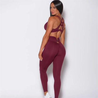 ActiveVibe Women’s Leggings & Sports Bra Set