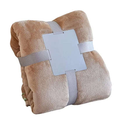 Soft Flannel Fleece Throw Blanket Solid Color Lightweight Plush Blanket for Bed Sofa Couch All Season Nap Blanket