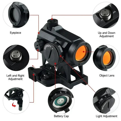 Red Dot Sight Adjustable Reflex Sight Compact