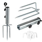 Camping Tent Frame with Ground Pegs - a Sturdy Frame Suitable for