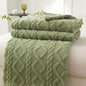 New Winter Coral Fleece Blankets Home Cozy Office Sofa Blanket Warm Nap Throw Blanket Travel Textile Fleece Thick Warm Blankets
