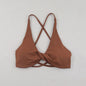 Sexy Slim Shoulder Straps Somfortable High Stretch Sports Underwear Gym Workout Breathable Detachable Yoga Bra