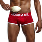 JOCKMAIL  Mens Underwear Boxers Bulge Enhancing with Push Up Cup Underwear Men Shorts Trunk Enlarge Mens Panties Underpants
