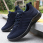 Men's Solid Lace-Up Casual Shoes, Lightweight Outdoor Sneakers Suitable for All-Season Training and Exercise, Lightweight, Breathable, Non-Slip, Ideal for Casual Walking Enthusiasts