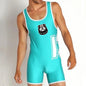 Men’s Performance Triathlon Singlet Bodysuit – Breathable Compression Skinsuit | Gym, Running, Swimming & Powerlifting One-Piece Suit