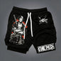 ONE PIECE Anime Roronoa Zoro Printed Sports Shorts 2026 Summer New Unisex Y2K Quick Drying Breathable 2-in-1 Beach Shorts