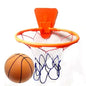Children's indoor basketball frame without punching, wall mounted, adjustable, simple basketball rack, silent ball throwing