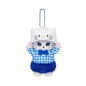 Kawaii Frog & Kitty Plush Keychain