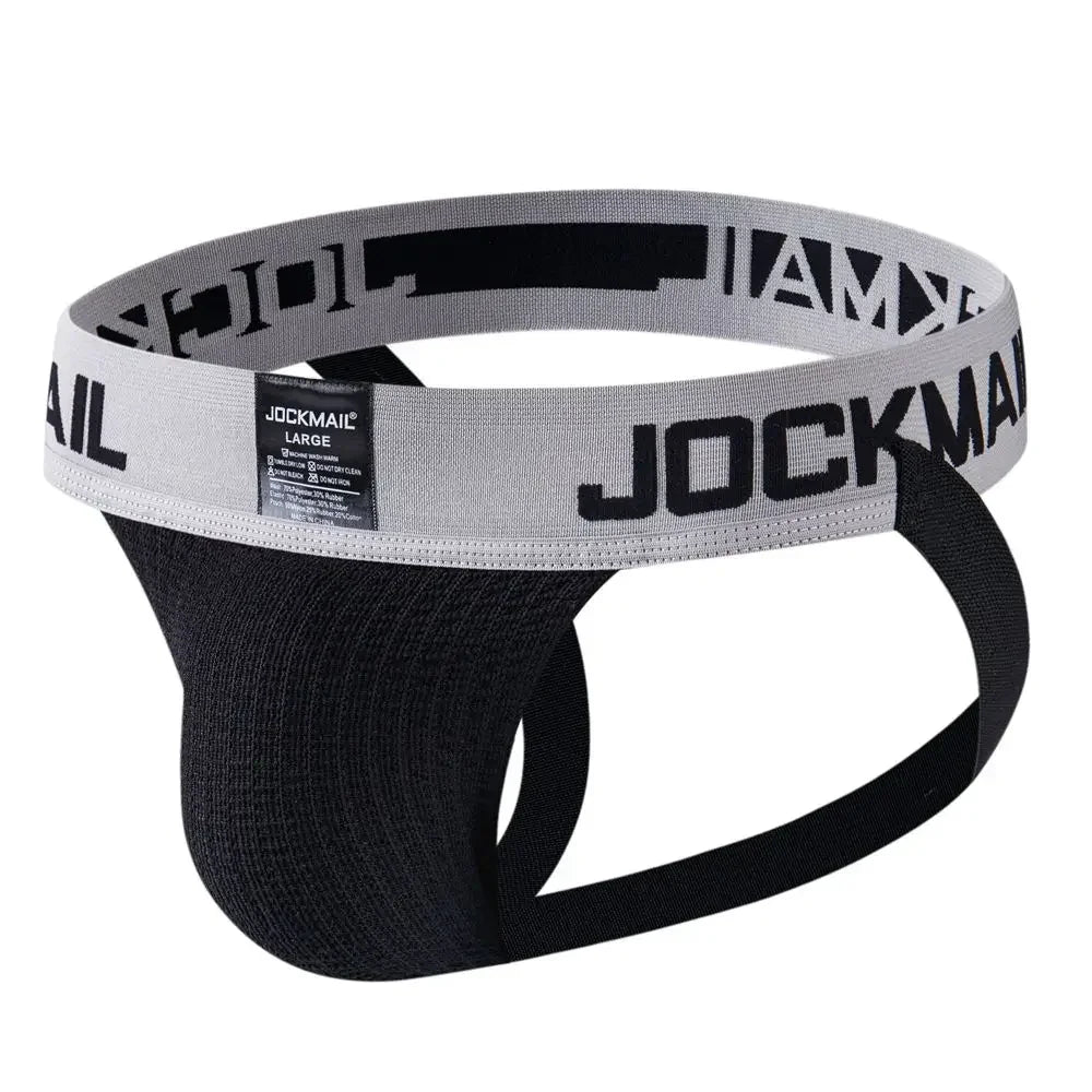 Men Briefs Sexy Jockstrap Thong Soft Athletic Supporters Men Sport Gay Underwear Jockstrap Athletic Jocks Pouch Cuecas Man