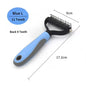 Pet Deshedding Brush Dog Cat Undercoat Grooming Tool